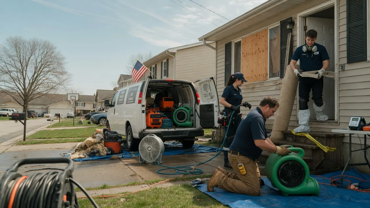 Water Damage Restoration in New London, OH near me